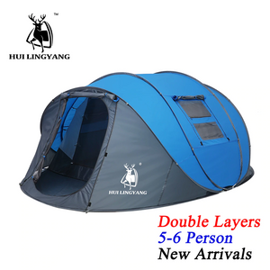 Outdoor Automatic Tents Throwing Pop Up Waterproof Camping