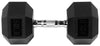 Signature Fitness Rubber Encased Hex Dumbbell, 50LB Single