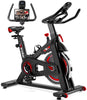 Exercise Bike, WENOKER Stationary Bike for Home, Indoor Bike with Silent Belt Drive, Heavy Flywheel, Comfortable Seat Cushion and Upgraded LCD Monitor (Newest Version)