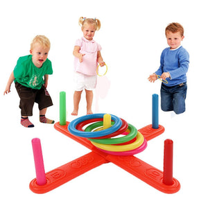 Funny Kids Outdoor Sport Toys Hoop Ring Toss Plastic Ring Toss - KickersPlanet