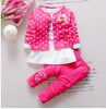 Kids Spring Baby Girls Clothing Sets Wave Point - KickersPlanet