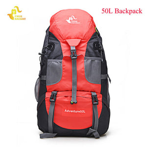 60L Waterproof Climbing Hiking Backpack Rain Cover Bag - KickersPlanet