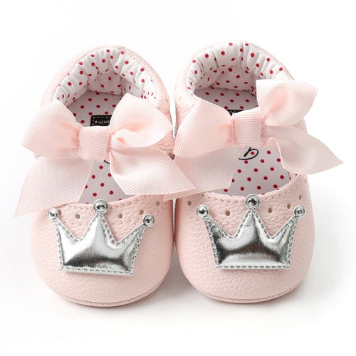 Baby Girl PU Leather Shoes Kid Moccasins First Walkers - KickersPlanet