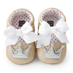 Baby Girl PU Leather Shoes Kid Moccasins First Walkers - KickersPlanet