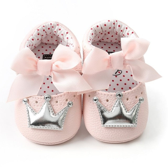 Baby Girl PU Leather Shoes Kid Moccasins First Walkers - KickersPlanet