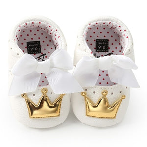 Baby Girl PU Leather Shoes Kid Moccasins First Walkers - KickersPlanet