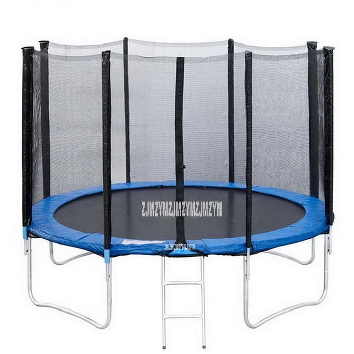 55 Inch Kids Elastic Ring Trampoline With Safe Net Fits - KickersPlanet