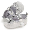 Newborn Baby Girls PU Leather MAGIC TAPE Soft Sole Shoes - KickersPlanet