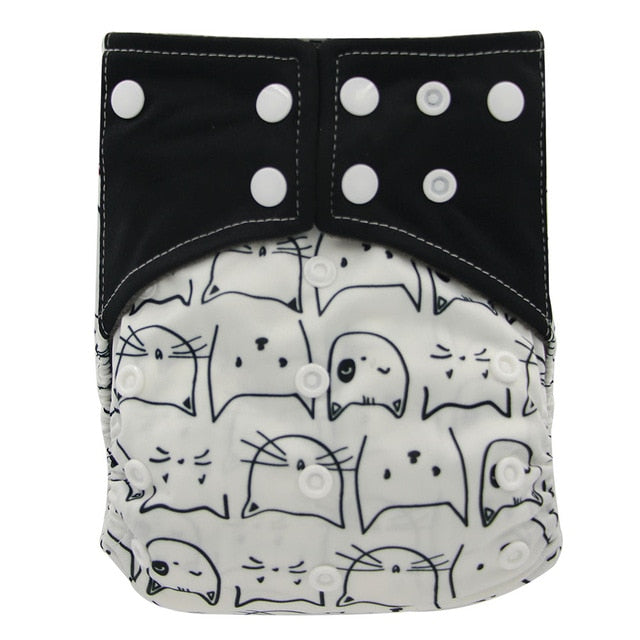 Baby Cloth Diapers Bamboo Charcoal Reusable Nappies - KickersPlanet