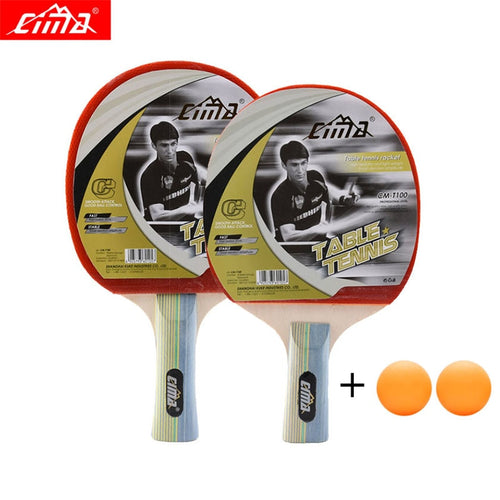 Table Tennis Racket with Bag for Beginner Shake-Hand - KickersPlanet