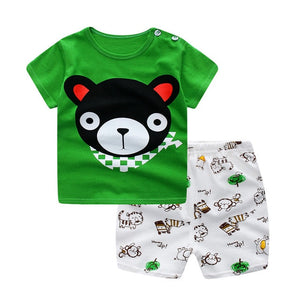 Newborn Baby Boys Summer Clothes Set - KickersPlanet