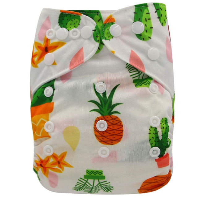 Washable Couches Baby Diaper Cover Wrap Cartoon Print Diapers - KickersPlanet