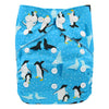 Washable Couches Baby Diaper Cover Wrap Cartoon Print Diapers - KickersPlanet