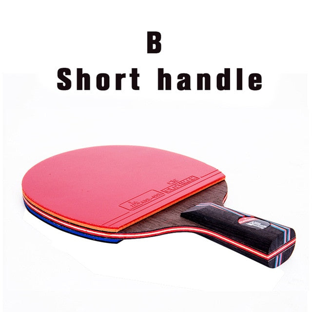 Carbon Bat Table Tennis Racket With Rubber Pingpong Paddle - KickersPlanet