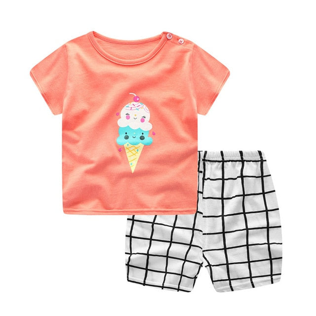 Newborn Baby Boys Summer Clothes Set - KickersPlanet