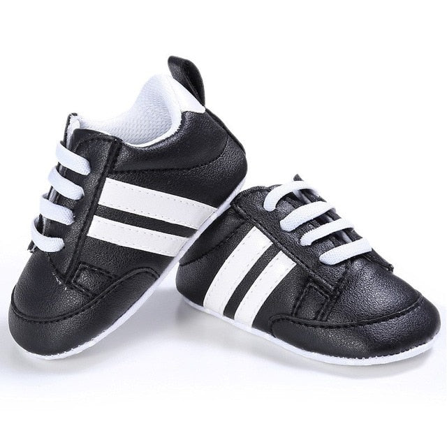 Newborn Baby Pu Leather Shoes Sports Sneakers - KickersPlanet