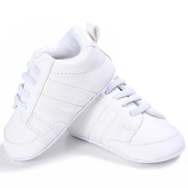 Newborn Baby Pu Leather Shoes Sports Sneakers - KickersPlanet