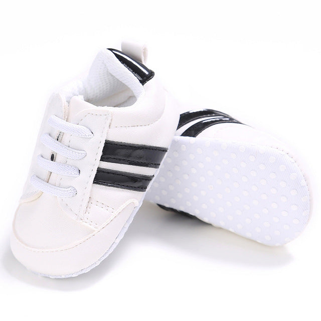 Newborn Baby Pu Leather Shoes Sports Sneakers - KickersPlanet