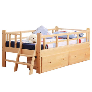 Wooden Yatak Odasi Mobilya Wood Lit Enfant Bedroom - KickersPlanet