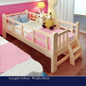 Wooden Yatak Odasi Mobilya Wood Lit Enfant Bedroom - KickersPlanet