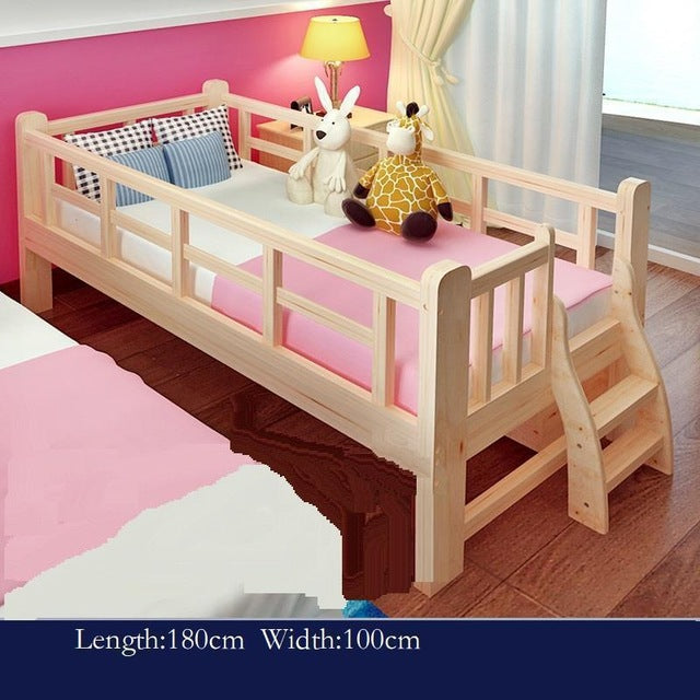 Wooden Yatak Odasi Mobilya Wood Lit Enfant Bedroom - KickersPlanet