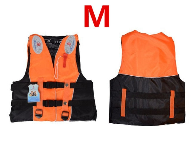 Polyester Adult Kids Life Vest Jacket Swimming Boating - KickersPlanet