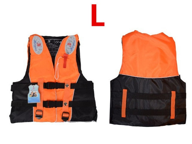 Polyester Adult Kids Life Vest Jacket Swimming Boating - KickersPlanet